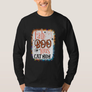 Bleached Faboolous Cat Mum Halloween Costume Cat M T-Shirt