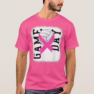 Bleached Game Day Breast Cancer Awareness Pink Vol T-Shirt