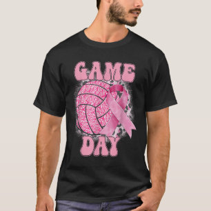 Bleached Game Day Breast Cancer Awareness Pink Vol T-Shirt