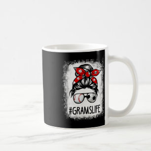 Bleached Grams Life Soccer Messy Bun Bysebyll Game Coffee Mug