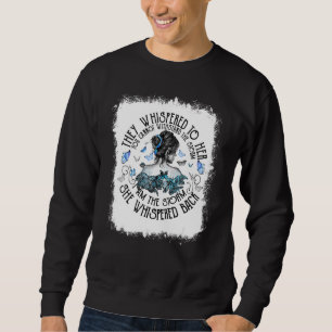 Bleached I Am The Storm Strong Woman Diabetes Awar Sweatshirt