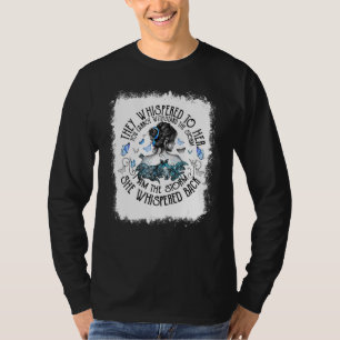 Bleached I Am The Storm Strong Woman Diabetes Awar T-Shirt