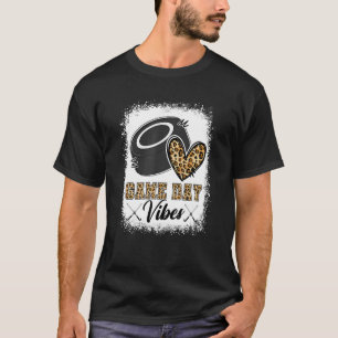 Bleached Ice Hockey Game Day Vibes Ice Hockey Mum T-Shirt