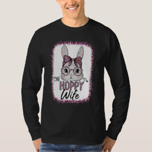 Bleached Leopard Pink Sunglasses Easter Bunny One T-Shirt