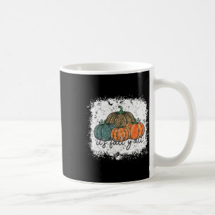 Bleached Leopard Pumpkin Autumn Its Fall Yall Than Coffee Mug