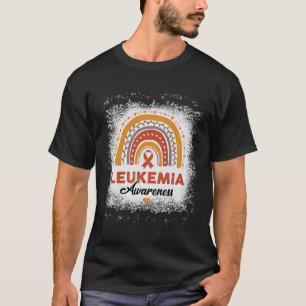 Bleached Leukaemia Awareness Bleached Rainbow Oran T-Shirt