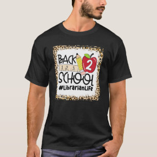 Bleached Librarian Back To School Librarian Life T-Shirt