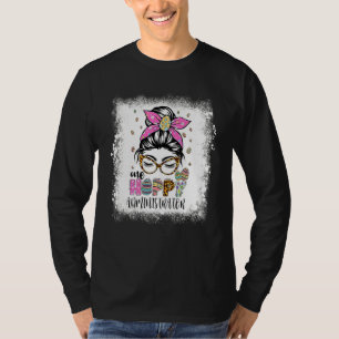 Bleached One Hoppy Administrator Bunny Easter Day T-Shirt