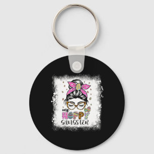 Bleached One Hoppy Gangster Bunny Easter Day Key Ring