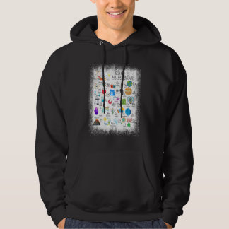 Bleached Science Teacher Alphabet Science Is All A Hoodie