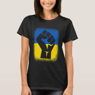 Bleached Shirts Fist Flag I Stand With Ukraine Sol