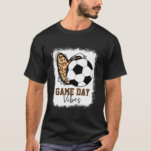 Bleached Soccer Game Day S Soccer Mum Game Day Sea T-Shirt