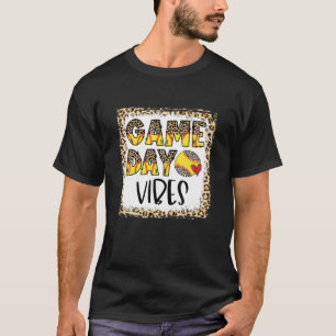 Bleached Softball Game Day Vibes Tee Softball Mum