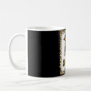 Bleached Softball Mama Messy Bun Game Day Mothers  Coffee Mug
