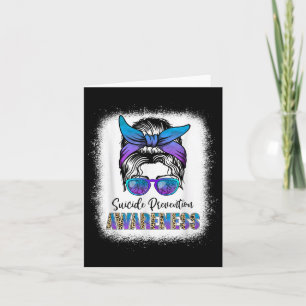 Bleached Suicide Prevention Awareness Week Messy B Card