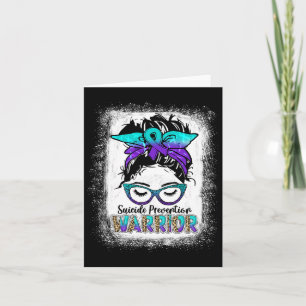 Bleached Suicide Prevention Awareness Week Messy B Card