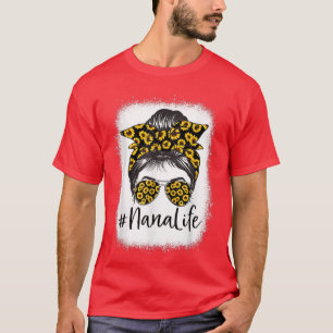 Bleached Sunflower Nana Life Tees for Mothers Day