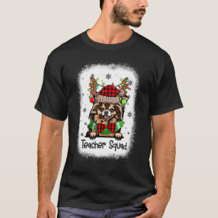 Bleached Teacher Squad Chihuahua Funny Teacher Chr T-Shirt