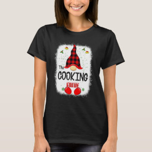 Bleached The Cooking Gnome Matching Family Christm T-Shirt