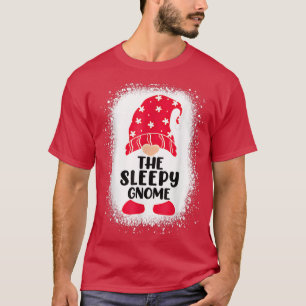 Bleached The Sleepy Gnome Matching Family Christma T-Shirt