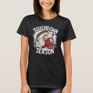 Bleached Touchdown Season American Football Game D T-Shirt