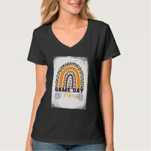 Bleached Volleyball Game Day Vibes Mum Girls Women T-Shirt