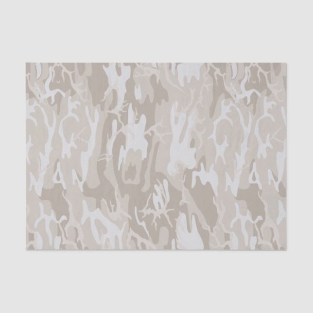 Bleached Wasteland Camo Tissue Paper (Front)