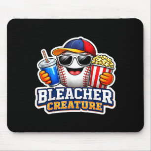 Bleacher creature baseball fan supporter game day mouse mat