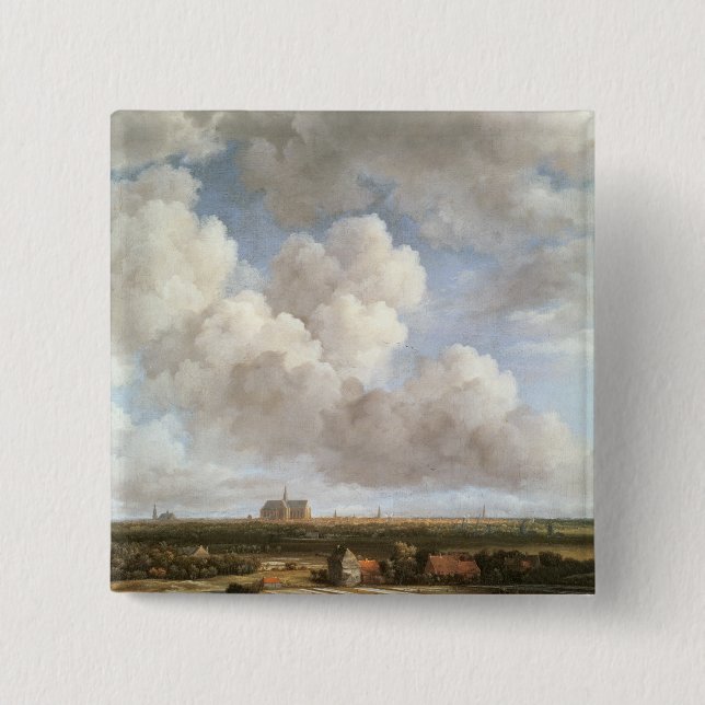 Bleaching Ground 15 Cm Square Badge (Front)