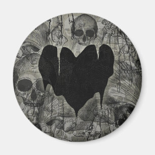 Bleak Heart Gothic Valentine Magnet