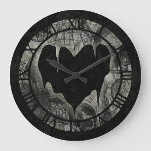 Bleak Heart Large Clock