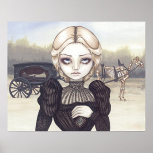 Bleak Mourning Art Print victorian gothic