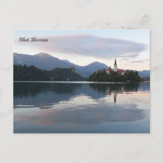 Bled Slovenia Holiday Postcard