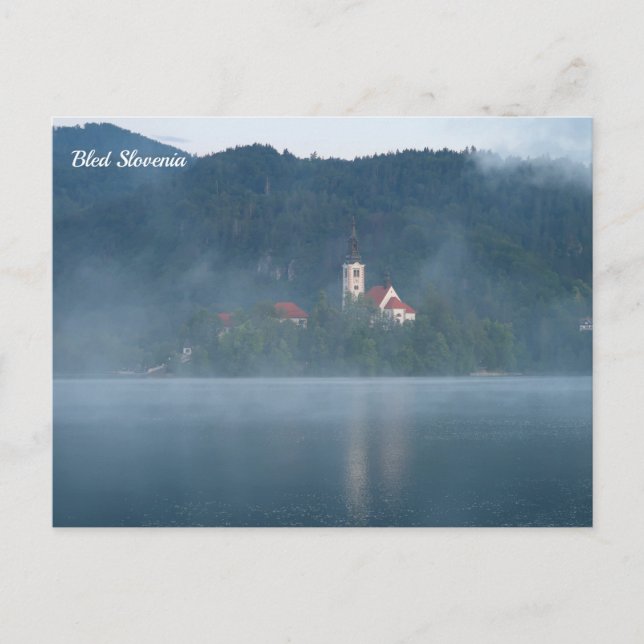 Bled Slovenia Holiday Postcard (Front)