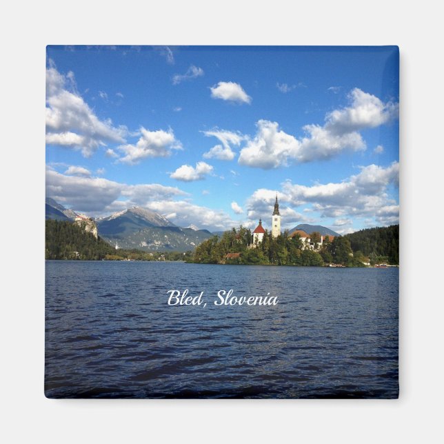 Bled, Slovenia--landscape photograph Magnet (Front)