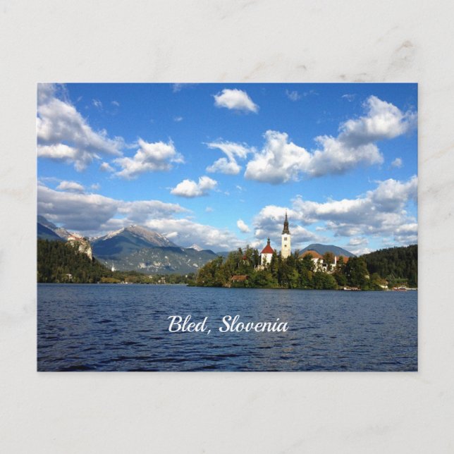 Bled, Slovenia--landscape photograph Postcard (Front)