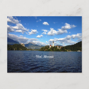 Bled, Slovenia--landscape photograph Postcard