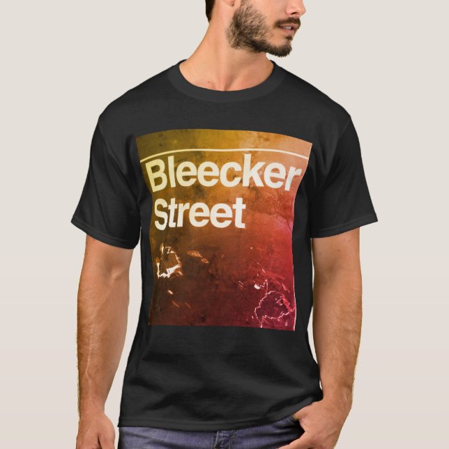 Bleecker Street, Greenwich Village, Manhattan NYC T-Shirt (Front)
