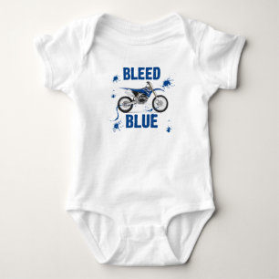 Bleed Blue 13 Baby Bodysuit