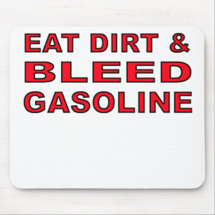 Bleed Gasoline - Dirt Bike Motocross Mousepad