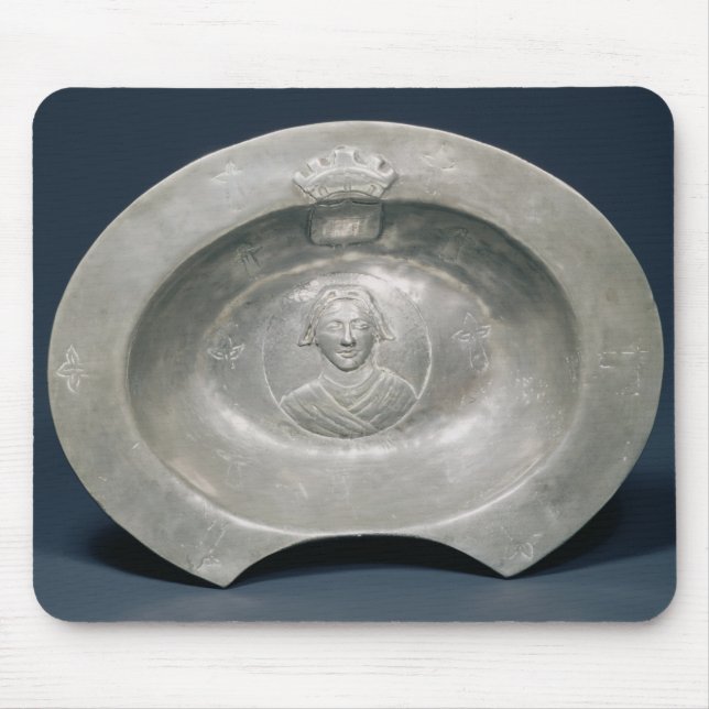 Bleeding bowl, French, 15th century, pewter Mouse Mat (Front)