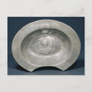 Bleeding bowl, French, 15th century, pewter Postcard