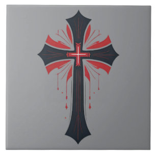 Bleeding Cross Tile