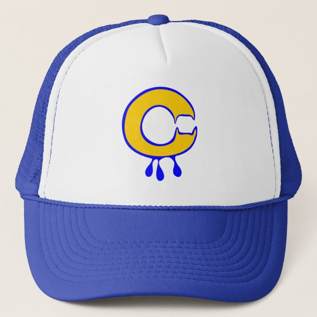╚»★Bleeding Devil's Teeth-Initial C Trucker Hat★«╝ Hat (Front)