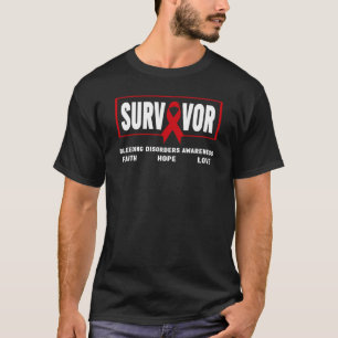 Bleeding Disorders Survivor Bleeding Disorders Awa T-Shirt