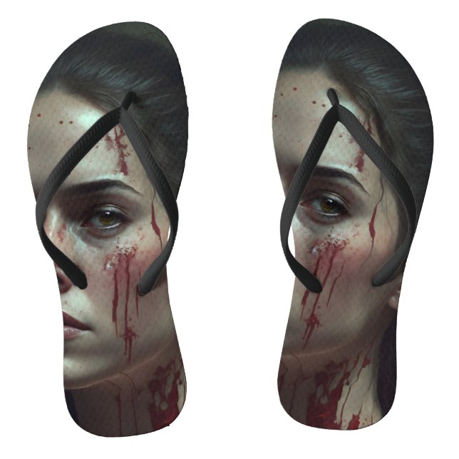bleeding flip flops (Footbed)