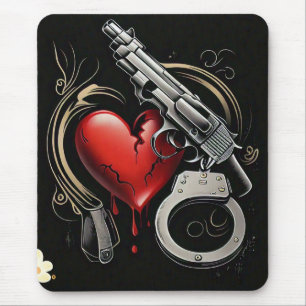 "Bleeding for Love" Mouse Mat