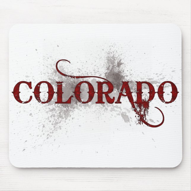 Bleeding Grunge Colorado Mousepad (Front)
