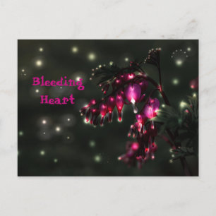 Bleeding Heart - Broken Heart Personalise Postcard