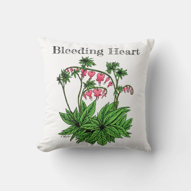 Bleeding Heart Cushion (Front)